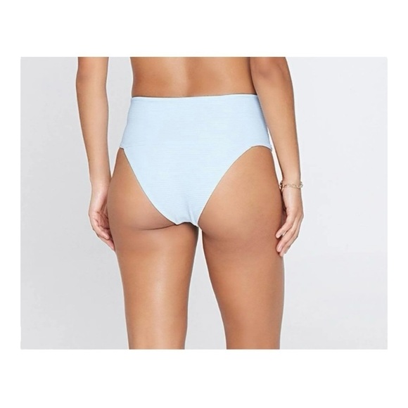 L*Space Eco Chic Repreve® Desi Bikini Bottom in Sky Blue NWT - Picture 5 of 8